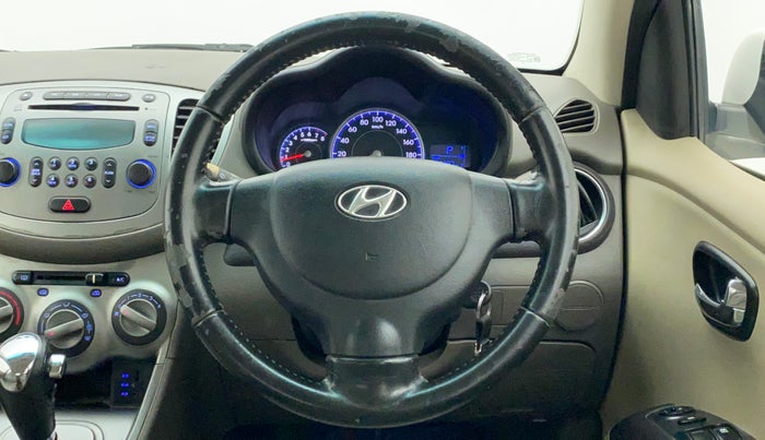 2010 Hyundai i10 SPORTZ 1.2 AT, Petrol, Automatic, 32,797 km, Steering Wheel Close Up