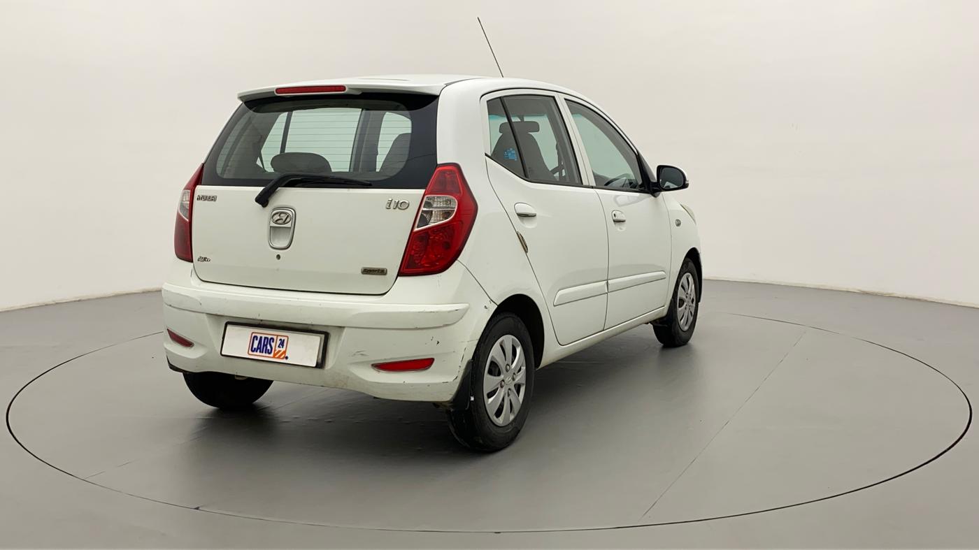 2010 Hyundai i10 SPORTZ 1.2 AT, Petrol, Automatic, 32,797 km, Right Back Diagonal