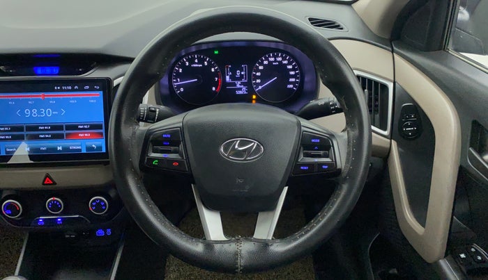 2018 Hyundai Creta E PLUS 1.6 PETROL, Petrol, Manual, 50,823 km, Steering Wheel Close Up