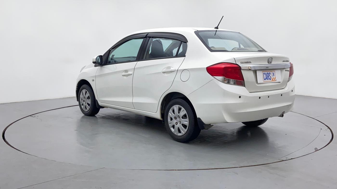 2015 Honda Amaze 1.2 SMT I VTEC, Petrol, Manual, 30,218 km, Left Back Diagonal (45- Degree) View