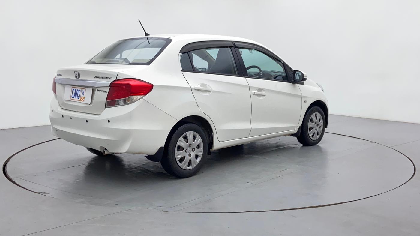 2015 Honda Amaze 1.2 SMT I VTEC, Petrol, Manual, 30,218 km, Right Back Diagonal (45- Degree) View