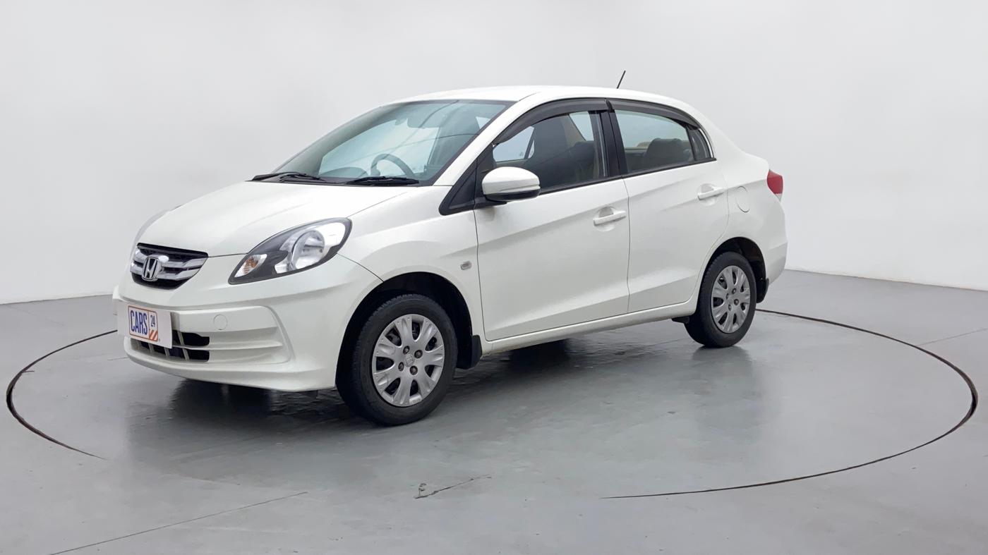 2015 Honda Amaze 1.2 SMT I VTEC, Petrol, Manual, 30,218 km, Left Front Diagonal (45- Degree) View