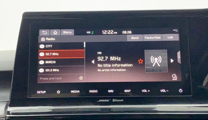 2020 KIA SELTOS HTX PLUS 1.5 DIESEL, Diesel, Manual, 69,023 km, Infotainment System