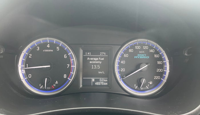2021 Maruti S Cross ALPHA 1.5, Petrol, Manual, 48,357 km, Odometer Image
