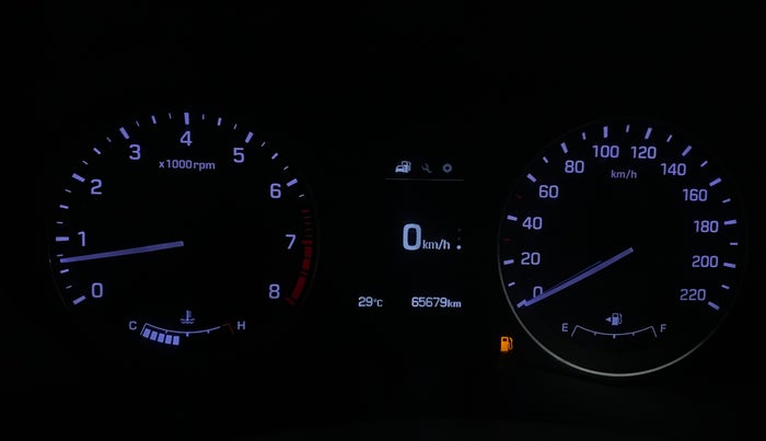 2017 Hyundai Elite i20 ASTA 1.2 (O), Petrol, Manual, 65,676 km, Odometer Image