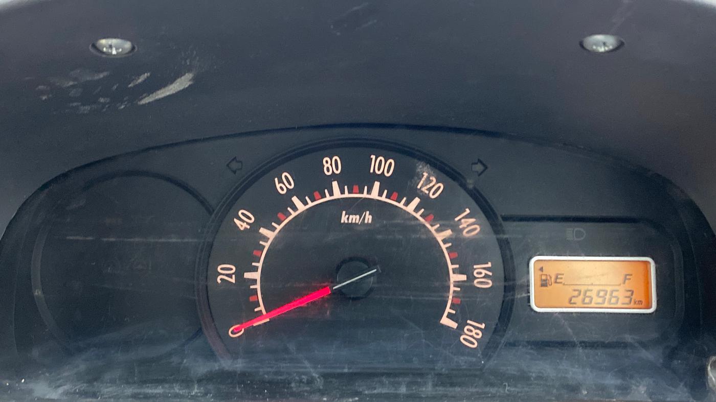 2010 Maruti Alto K10 LXI P, Petrol, Manual, 26,963 km, Odometer Image