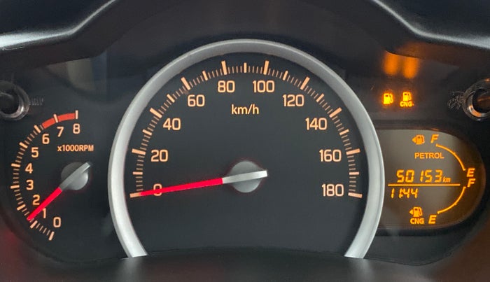 2021 Maruti Celerio VXI CNG, CNG, Manual, 50,425 km, Odometer Image