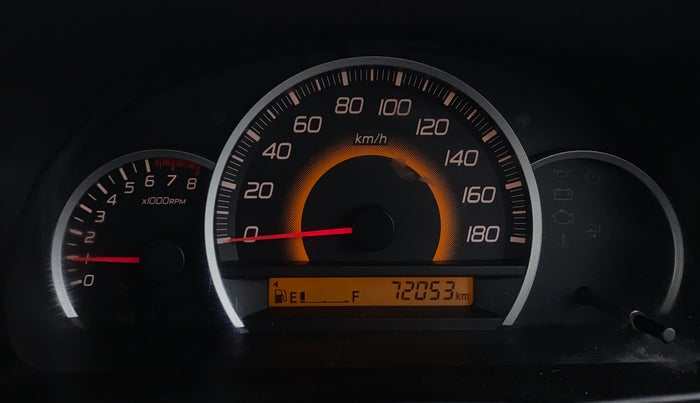 2015 Maruti Wagon R 1.0 VXI, Petrol, Manual, 72,050 km, Odometer Image