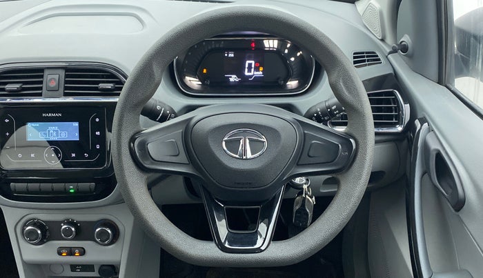 2022 Tata TIGOR XM CNG, CNG, Manual, 8,062 km, Steering Wheel Close Up