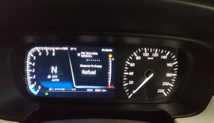 2021 Tata PUNCH CREATIVE AMT 1.2 RTN DUAL TONE, Petrol, Automatic, 19,571 km, Odometer Image