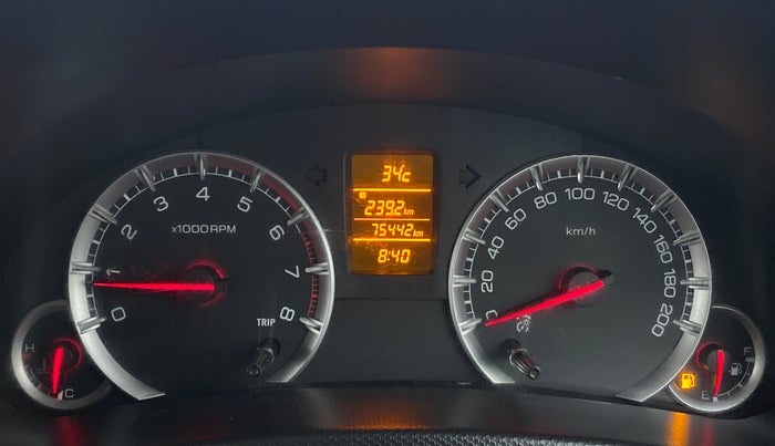 2015 Maruti Swift ZXI, Petrol, Manual, 76,065 km, Odometer Image
