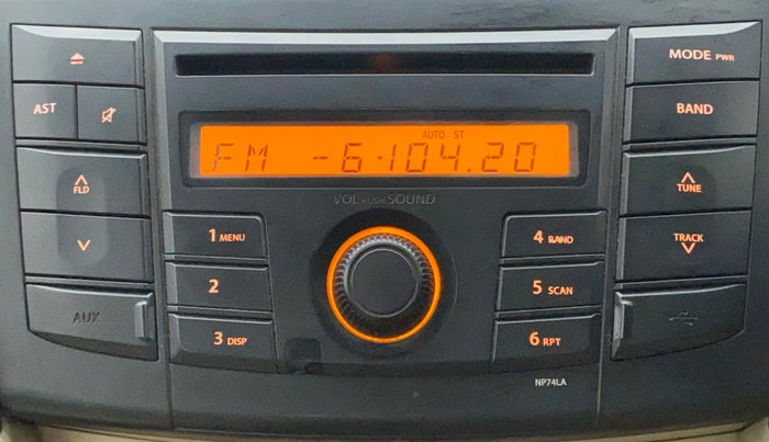 2012 Maruti Swift Dzire VXI, Petrol, Manual, 42,989 km, Infotainment System