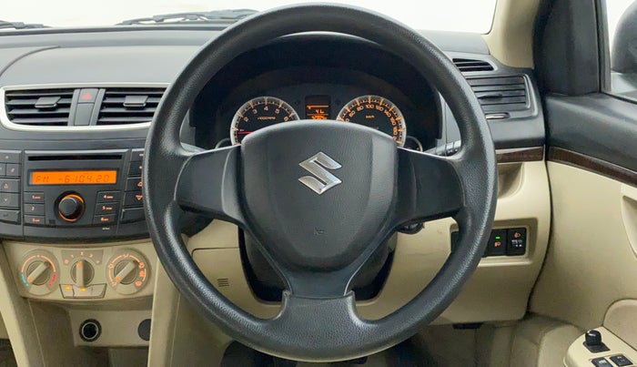 2012 Maruti Swift Dzire VXI, Petrol, Manual, 42,989 km, Steering Wheel Close Up