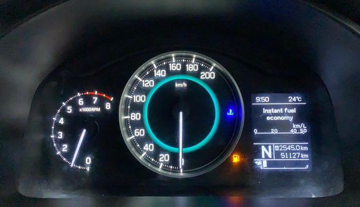 2017 Maruti IGNIS DELTA 1.2 K12 AMT, Petrol, Automatic, 51,175 km, Odometer Image