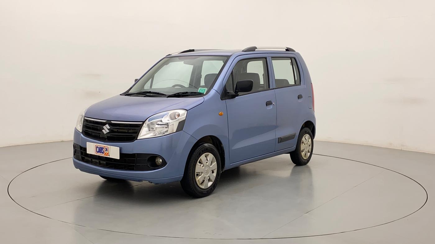 2012 Maruti Wagon R 1.0 LXI, Petrol, Manual, 50,317 km, Left Front Diagonal