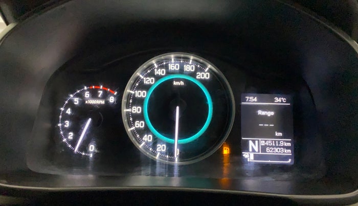 2019 Maruti IGNIS ZETA 1.2 AMT, Petrol, Automatic, 62,290 km, Odometer Image
