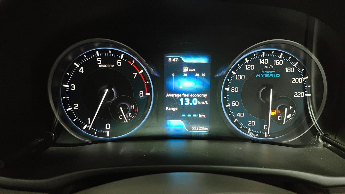 2022 Maruti Ertiga VXI SHVS, Petrol, Manual, 55,212 km, Odometer Image