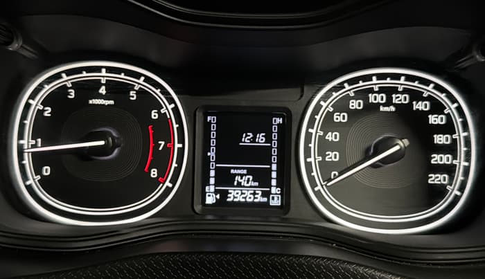 2022 Maruti Vitara Brezza LXI, Petrol, Manual, 39,255 km, Odometer Image