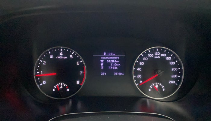2019 KIA SELTOS HTK PLUS 1.5, Petrol, Manual, 78,112 km, Odometer Image