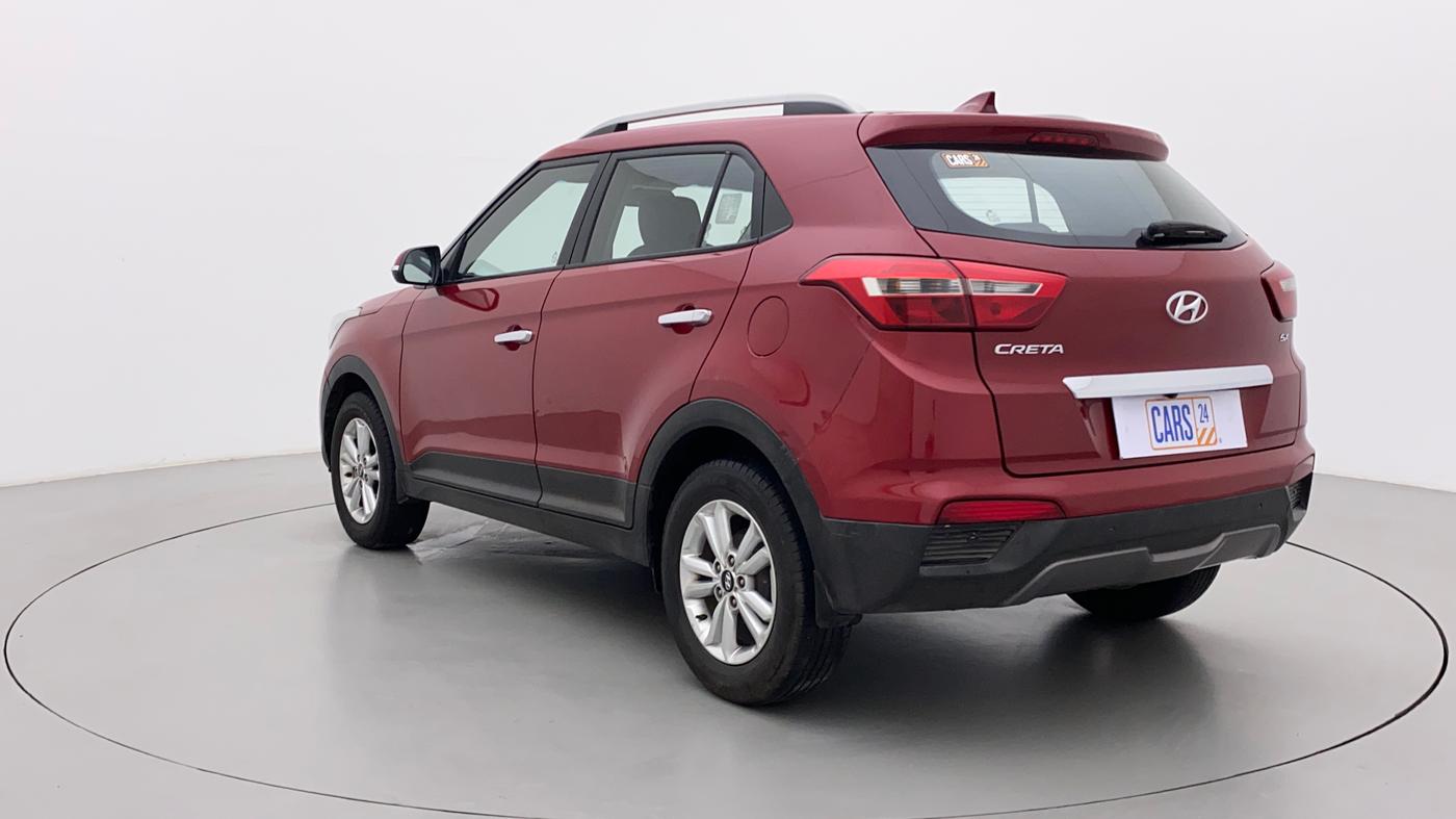 2017 Hyundai Creta SX PLUS 1.6 PETROL, Petrol, Manual, 80,736 km, Left Back Diagonal