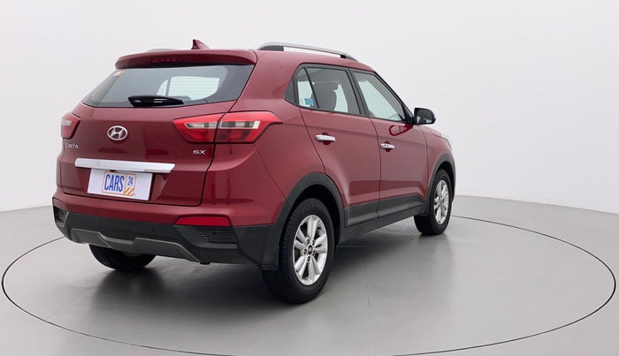 2017 Hyundai Creta SX PLUS 1.6 PETROL, Petrol, Manual, 80,736 km, Right Back Diagonal