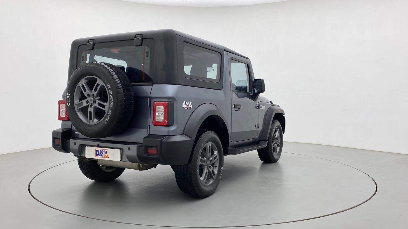 2021 Mahindra Thar LX PETROL HT 4WD AT, Petrol, Automatic, 9,473 km, Right Back Diagonal