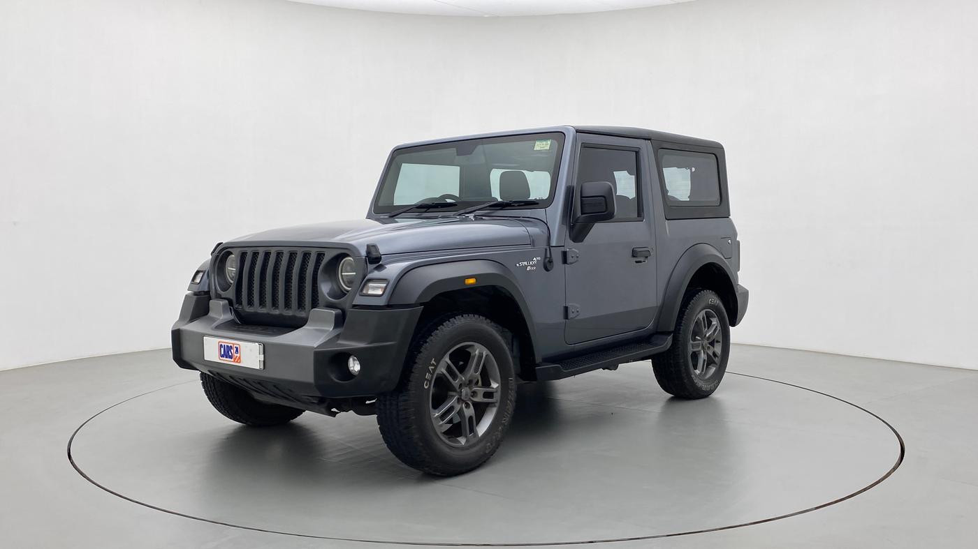 2021 Mahindra Thar LX PETROL HT 4WD AT, Petrol, Automatic, 9,473 km, Left Front Diagonal