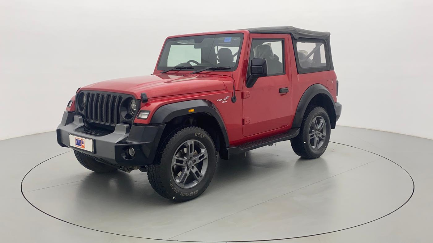 2021 Mahindra Thar LX  P 4WD AT CONVERTIBLE, Petrol, Automatic, 18,357 km, Left Front Diagonal