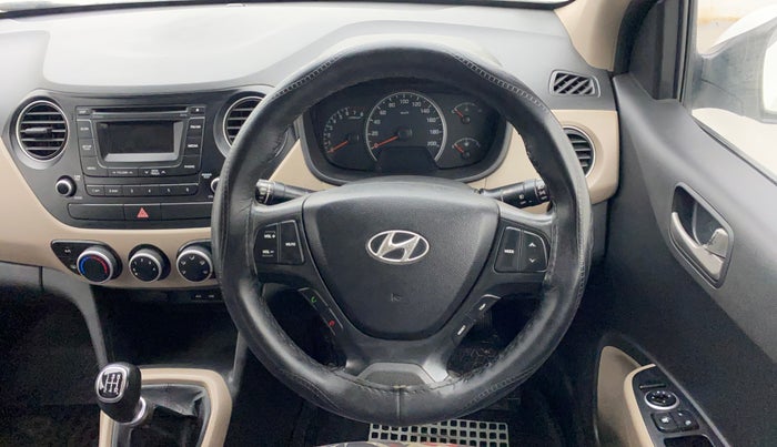 2015 Hyundai Grand i10 SPORTZ 1.2 KAPPA VTVT, Petrol, Manual, 71,440 km, Steering Wheel Close Up