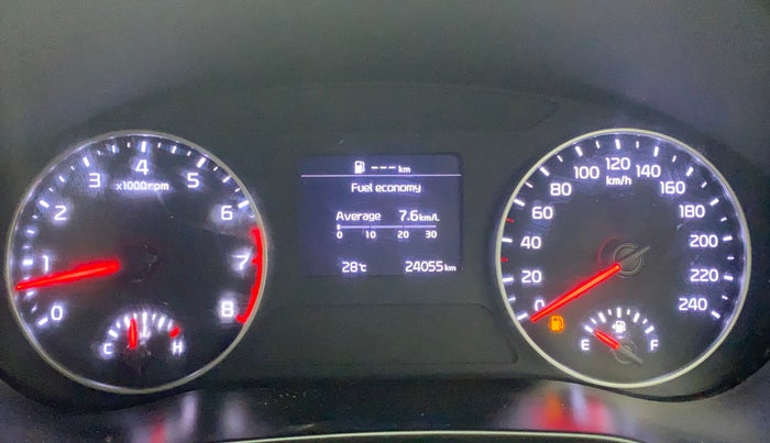 2021 KIA SELTOS HTE 1.5 PETROL, CNG, Manual, 24,050 km, Odometer Image