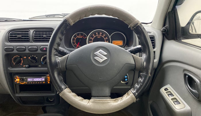 2014 Maruti Alto K10 VXI P, Petrol, Manual, 39,097 km, Steering Wheel Close Up