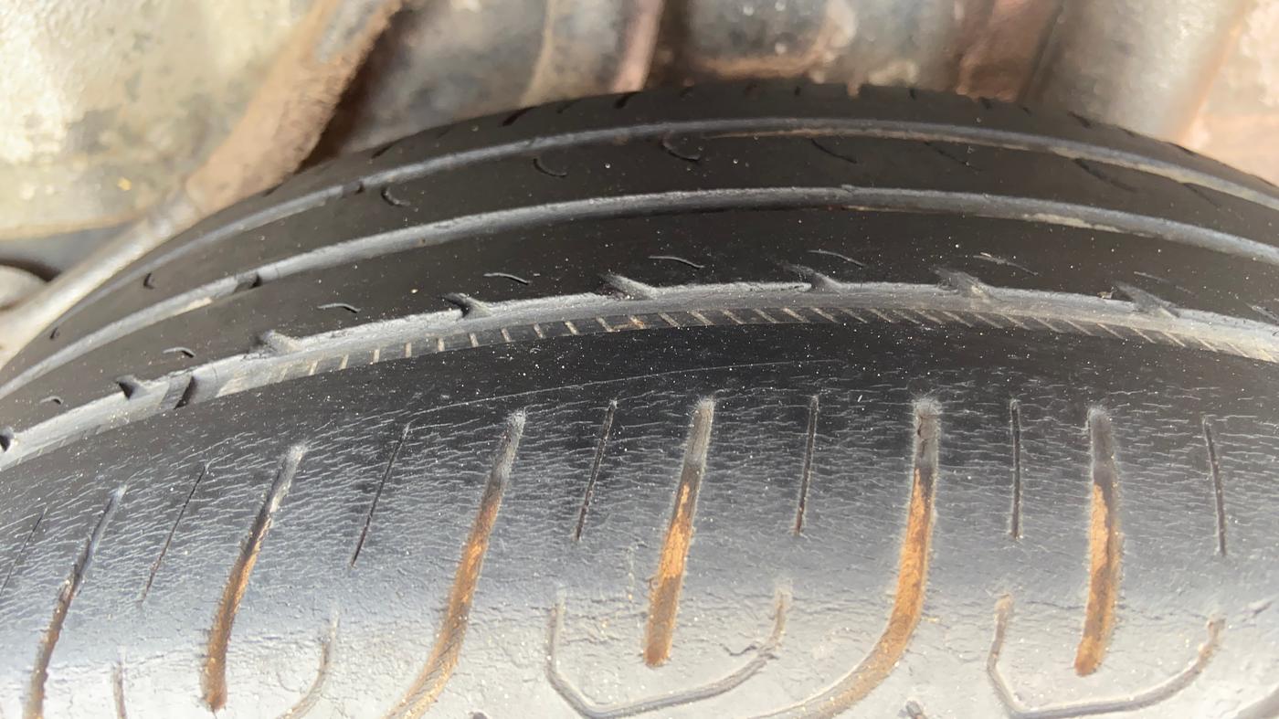 2016 Honda Brio S MT, Petrol, Manual, 71,929 km, Left Rear Tyre Tread