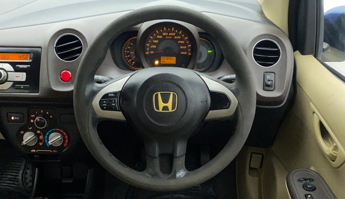 2013 Honda Amaze 1.5L I-DTEC S, Diesel, Manual, 97,892 km, Steering Wheel Close Up