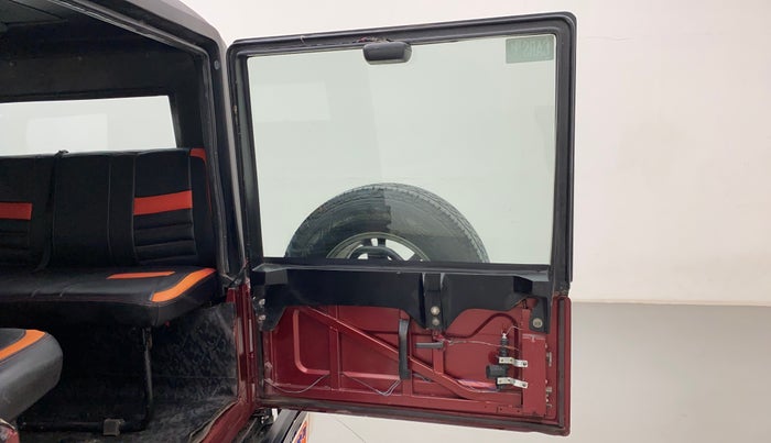 2011 Mahindra Thar CRDE 4X4 AC, Diesel, Manual, 60,803 km, Boot Door Open