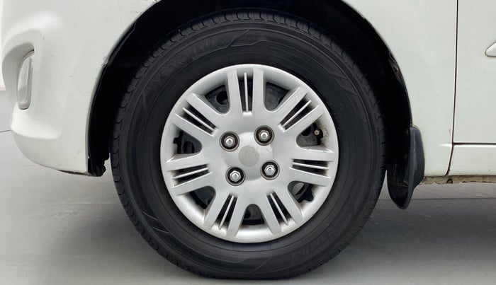 2012 Hyundai i10 ASTA 1.2 AT KAPPA2 WITH SUNROOF, Petrol, Automatic, 41,966 km, Left Front Wheel