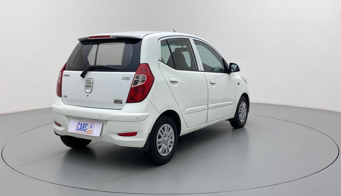 2012 Hyundai i10 ASTA 1.2 AT KAPPA2 WITH SUNROOF, Petrol, Automatic, 41,966 km, Right Back Diagonal