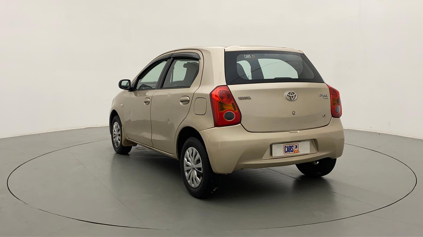 2011 Toyota Etios Liva G, Petrol, Manual, 50,056 km, Left Back Diagonal