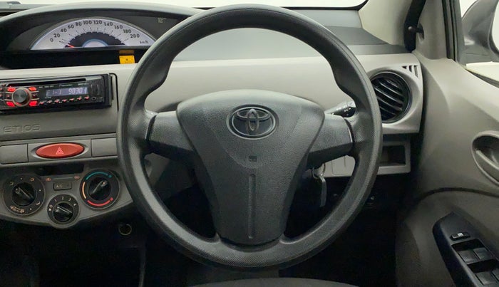 2011 Toyota Etios Liva G, Petrol, Manual, 50,056 km, Steering Wheel Close Up