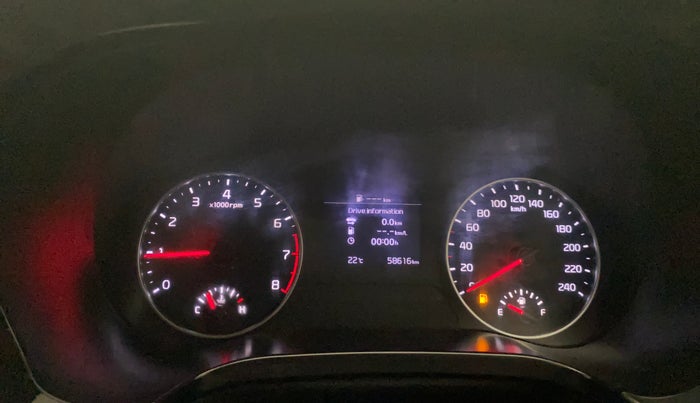 2020 KIA SELTOS HTX 1.5 PETROL, Petrol, Manual, 58,595 km, Odometer Image