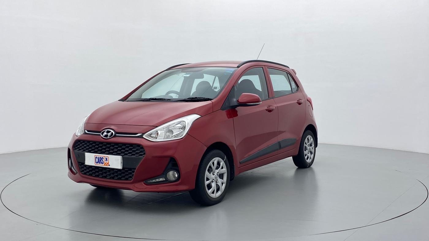 2019 Hyundai Grand i10 SPORTZ 1.2 KAPPA VTVT, Petrol, Manual, 33,130 km, Left Front Diagonal