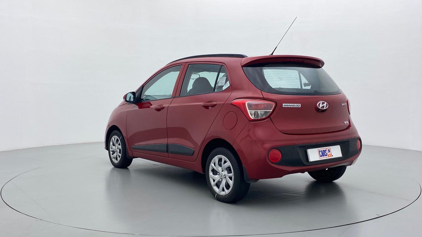 2019 Hyundai Grand i10 SPORTZ 1.2 KAPPA VTVT, Petrol, Manual, 33,130 km, Left Back Diagonal