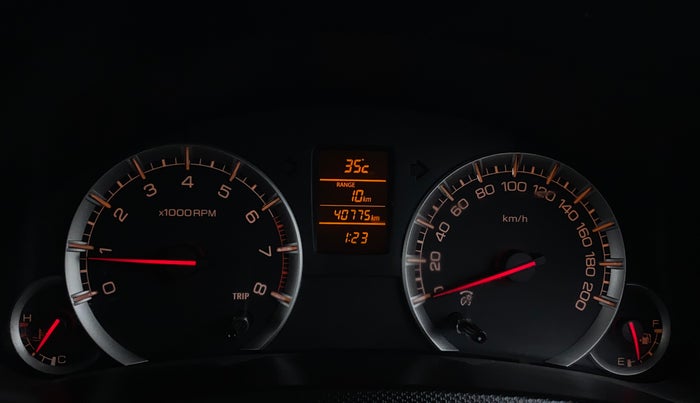 2017 Maruti Swift ZXI, Petrol, Manual, 40,771 km, Odometer Image