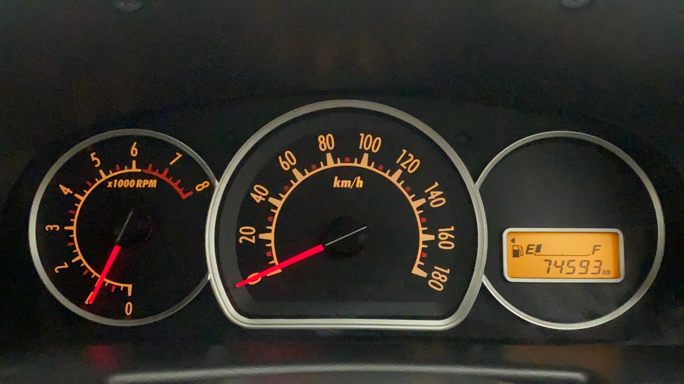 2013 Maruti Alto K10 VXI, Petrol, Manual, 74,689 km, Odometer Image