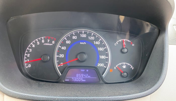 2017 Hyundai Grand i10 SPORTZ (O) 1.2 KAPPA VTVT, Petrol, Manual, 72,997 km, Odometer Image