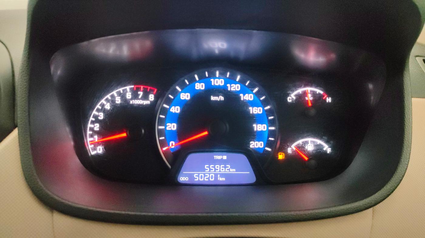 2019 Hyundai Xcent S 1.2, CNG, Manual, 50,187 km, Odometer Image