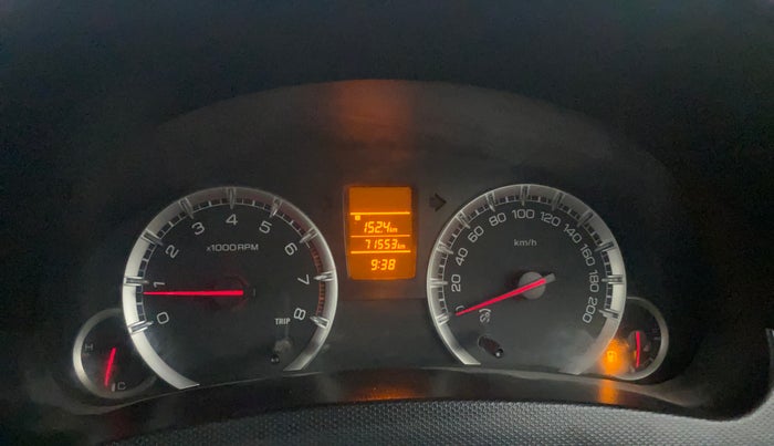 2015 Maruti Swift Dzire VXI, Petrol, Manual, 71,542 km, Odometer Image