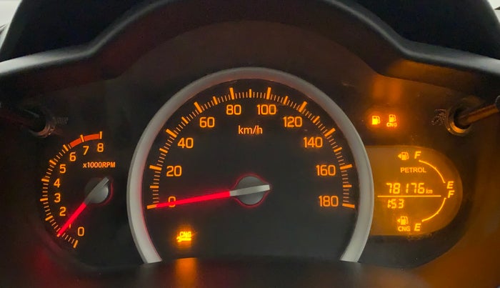 2017 Maruti Celerio VXI CNG, CNG, Manual, 78,936 km, Odometer Image