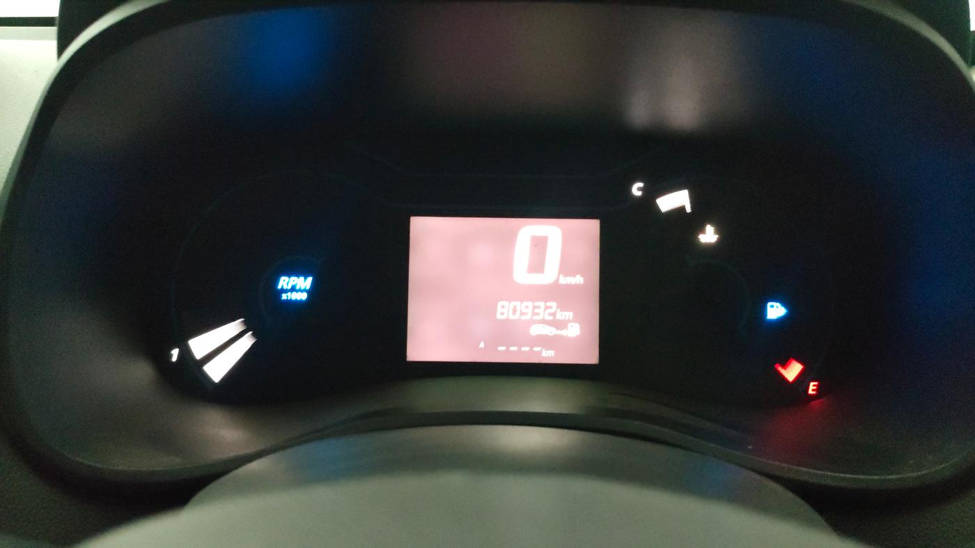 2019 Renault Kwid CLIMBER 1.0 (O), Petrol, Manual, 80,927 km, Odometer Image