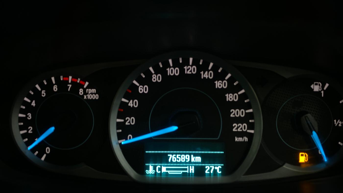 2018 Ford Figo Aspire TITANIUM PLUS 1.2 PETROL, Petrol, Manual, 76,562 km, Odometer Image