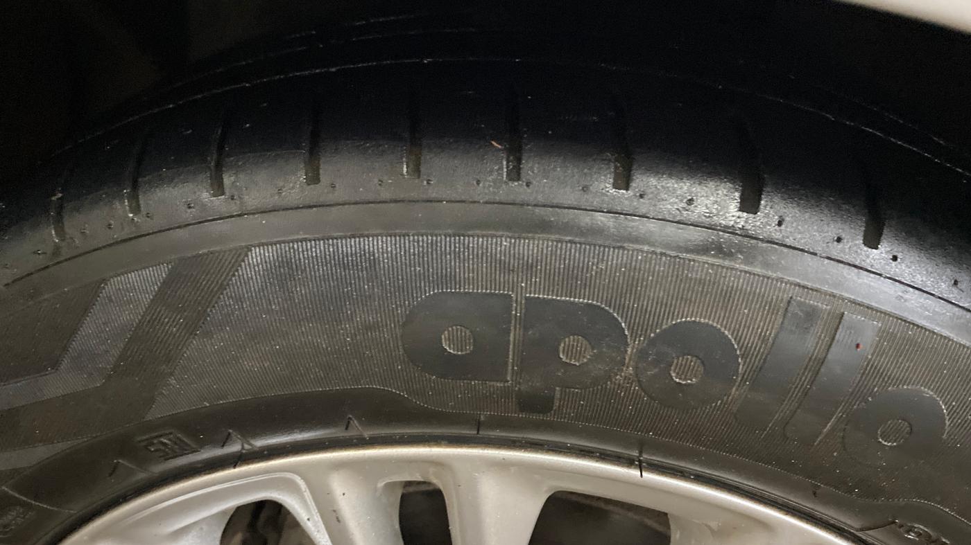 2018 Ford Figo Aspire TITANIUM PLUS 1.2 PETROL, Petrol, Manual, 76,562 km, Left Front Tyre Tread